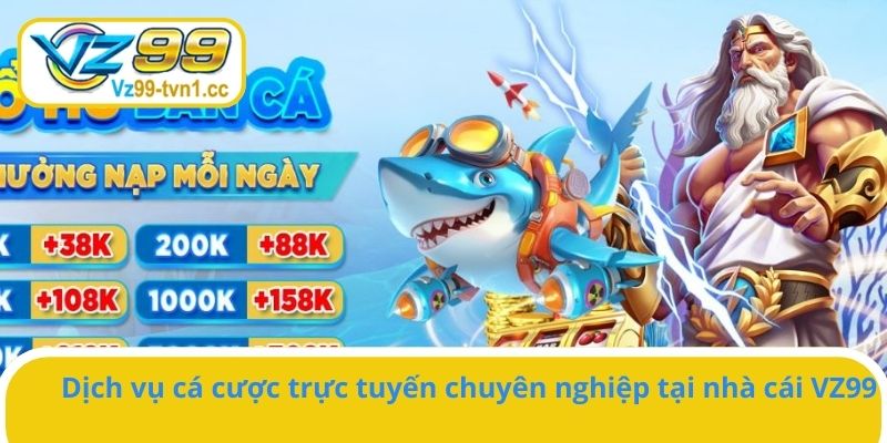 Nhà cái VZ99 cung cấp dịch vụ cá cược chuyên nghiệp